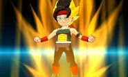 KF Gine (Bardock fused) in Super Saiyan