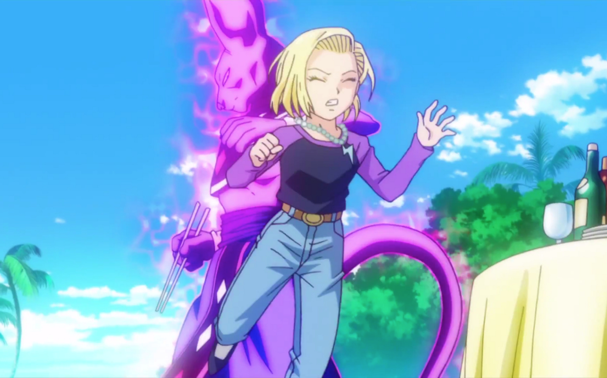 Dragon ball android. Драгон бол 18. Драгонболл андроид 18 и Курилин. Dragon Ball Android 18. Драгон Болл z 18.