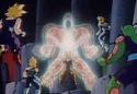 Hatchiyack transforms into his Giant Form