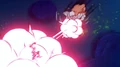 Jeice blasts Vegeta with his "You'll Never Match Me!" technique