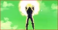 Vegeta prepares his energy blast