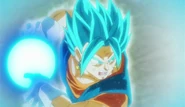 Vegetto Azul ejecutando el Kamehameha Final