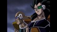 Junto a Nappa en el opening de DBZ Kai.