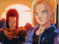 Future Androids 17 and 18 in The History of Trunks