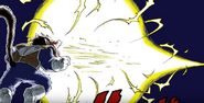 Great Ape Vegeta fires Super Galick Blaster in the manga (Full Color)