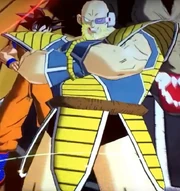 Super Saiyan 3 Nappa in-game of Super Dragon Ball Heroes