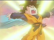 Goten es pateado por Chi-Chi