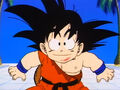 Goku is excited by Mr. Popo's strength