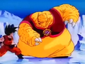 Goku and Misokatsun prepare to fight