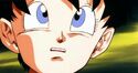 Videl is amazed to see Shenron the Eternal Dragon