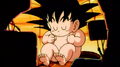 Baby Goku in his space pod