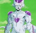 Frieza is astonished at Goku's ability to withstand his attacks