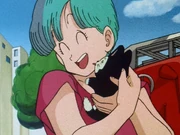 Goku's Fire Brigade - Scratch licking Bulma