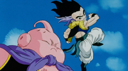 Gotenks contro Majin-Bu