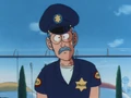 West City Policeman wondering how Goku knew Bulma was arriving