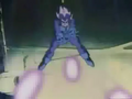 Vegeta fires the Super Energy Wave Volley at Raichi