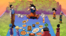 DBS Goku eating scene 3213123