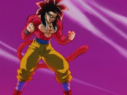Fully-powered Super Saiyan 4 Goku