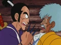 Murasaki threatening Dr. Flappe
