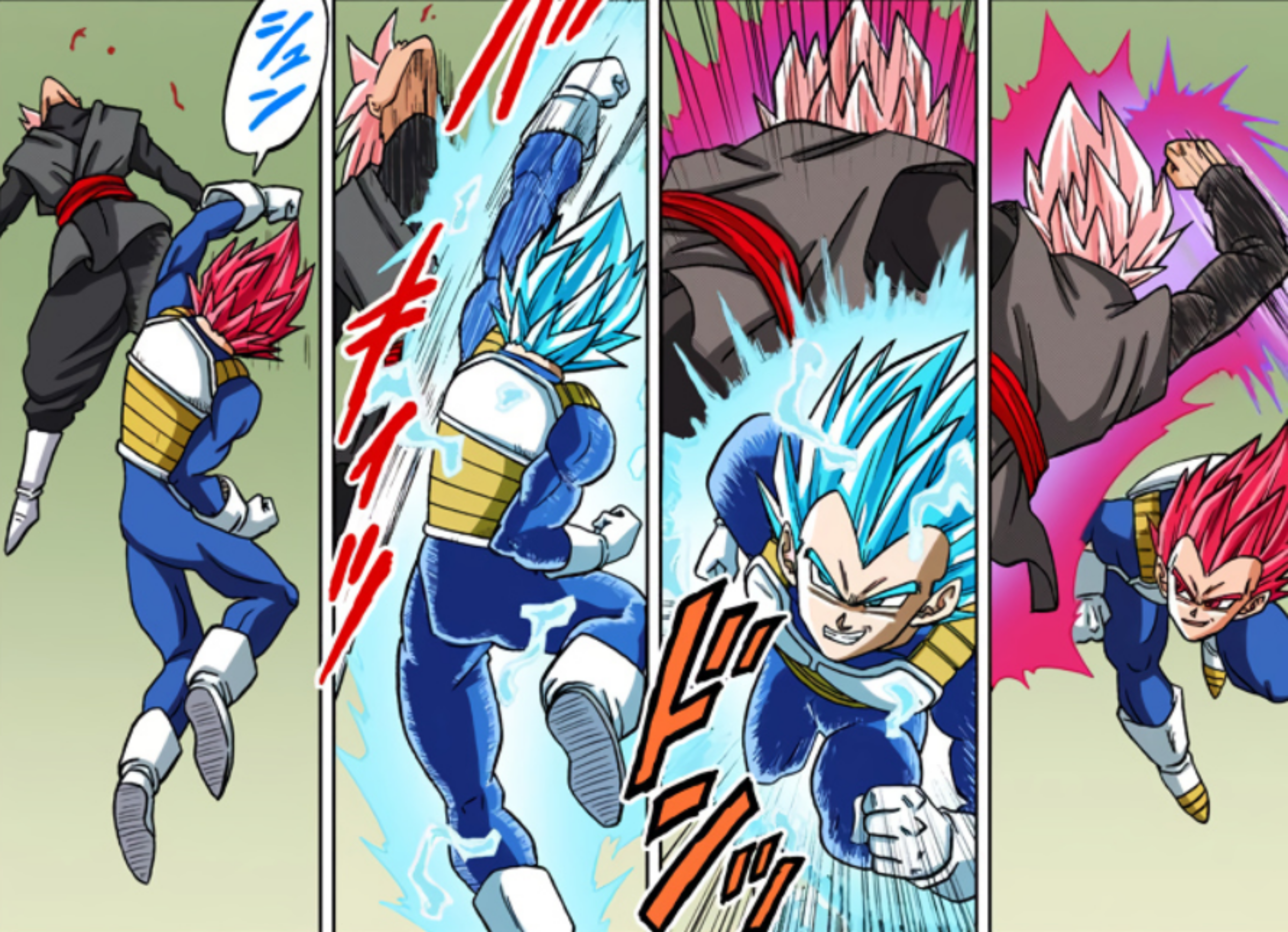 How do I tell the difference between super saiyan blue and super