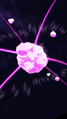 Legends Limited Buu: Kid (DBL32-02S) regenerates after blowing up the stage during Destruction Blaster's Legendary Finish inDragon Ball Legends