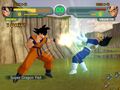 Goku uses the Dragon Fist rush