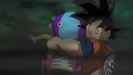 Goku hugging Future Zeno