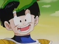 Gohan smiles