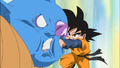 Goten punches Abo