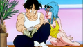 Maron flirting with Yamcha