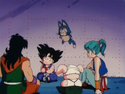 Goku says a monster comes out during the full moon