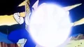 Vegeta prepares an Energy Wave against Zarbon