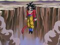Super Saiyan 4 Goku hovers