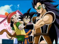 Gohan, Goku, Raditz (DBZ: Sagas)