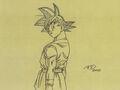 Dragon Box GT Goku Katsuyoshi Nakatsuru key animation sketch
