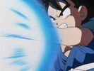 Goku finishes off Rage Shenron with a Kamehameha