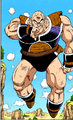 Nappa survives Tien's attack (Dragon Ball Full Color)