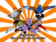 The Ginyu Force posing in Budokai