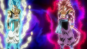 Blue Evolved Gogeta and Limits Broken Xeno Gogeta in the 12th Big Bang Mission trailer.