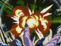 Yakon is killed by the Ki Blast