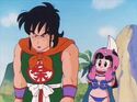 Chi-Chi believing that Yamcha likes her