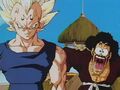 Majin Vegeta and Mr. Satan