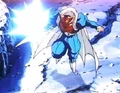 Dabura deflects Gohan's Twin Dragon Shot