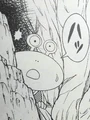 Berry remarks the blood on Chilled's right arm in the manga