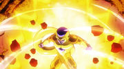 Golden Frieza charges art