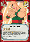 A Tri-Beam card in the Bandai CCG