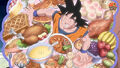 Goku having a fantasy about food