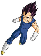 Vegeta art used by Funimation