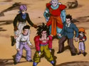 Super Saiyan 4 Goku with the other Z Fighters in GT