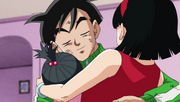 Gohan Embraces his Family